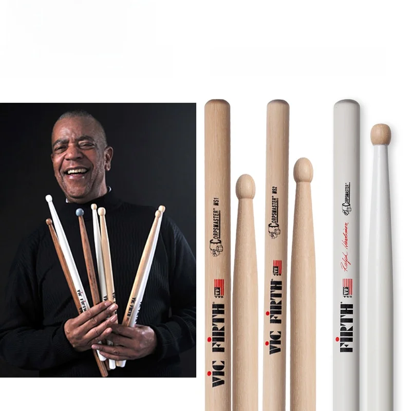 عصي طبول فيك فيرت للموسيقى العسكرية SRH SRHI JR MS 2 3 TH، ملحقات طبول لتحسين الأداء والمهارات الأساسية