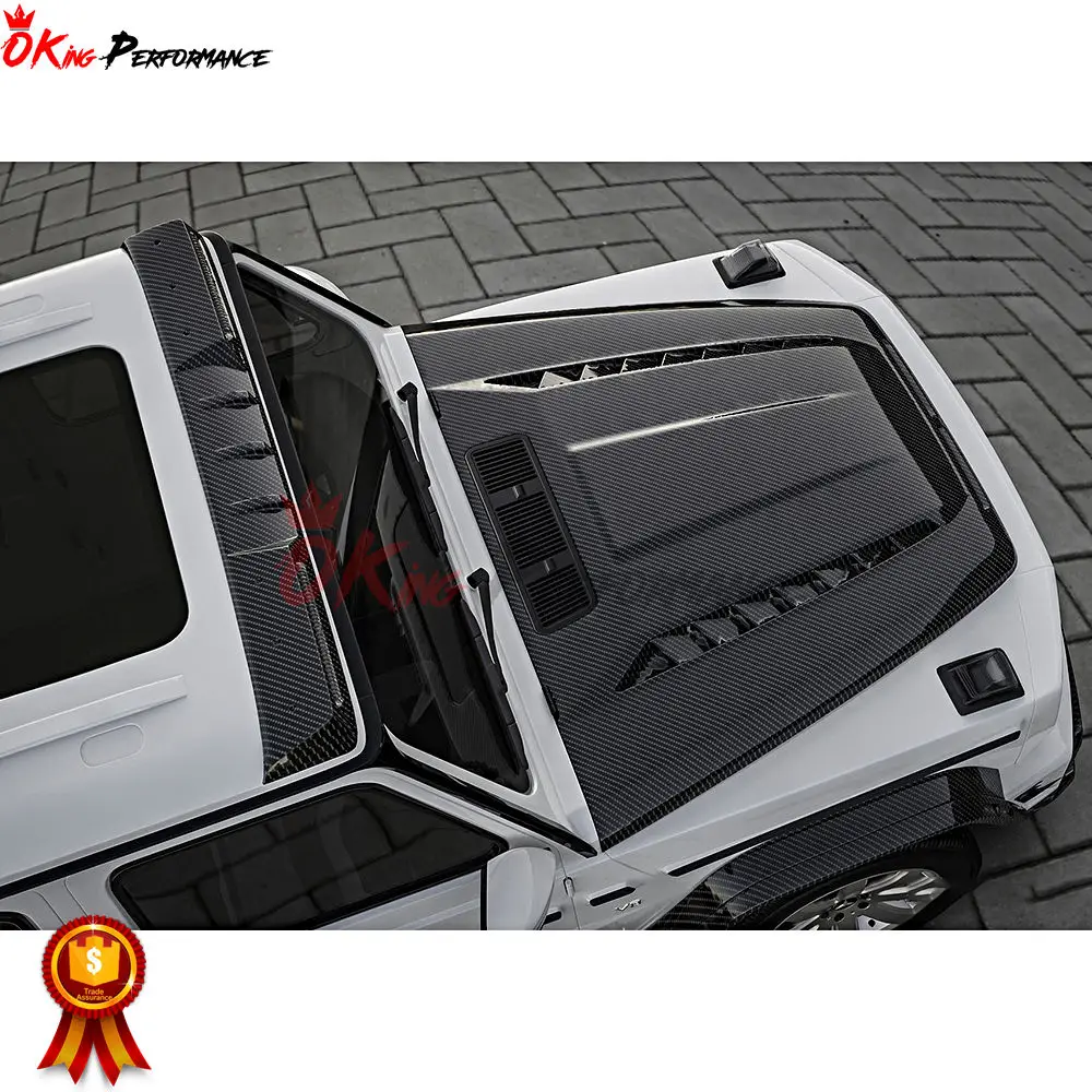 Genuine Dry Carbon Fiber Engine Bonnet Hood For Mercedes Benz G Wagon Class W464 W463A AMG G63 G350 G500