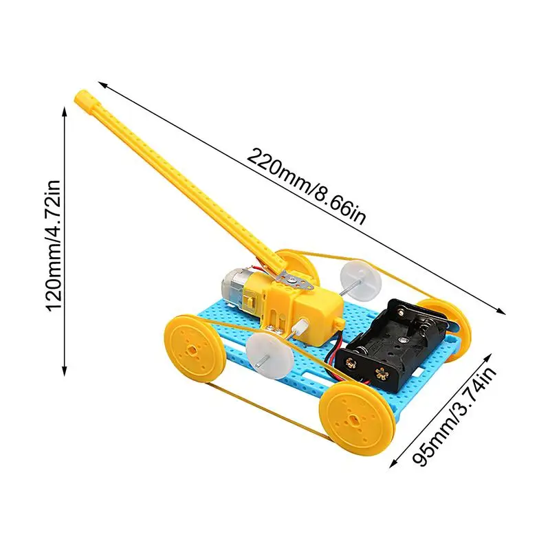 Blocchi di costruzione scientifici Ingegneria Progetti di veicoli educativi Divertenti kit scientifici con stelo di costruzione Kit di costruzione di veicoli creativi