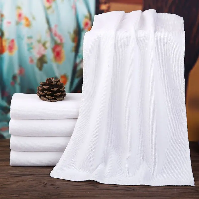 

10PCS Disposable Absorbent No Linting White Square Towel Soft Face Towel For Home Hotel Restaurant Cleaning Use 25 * 25 cm