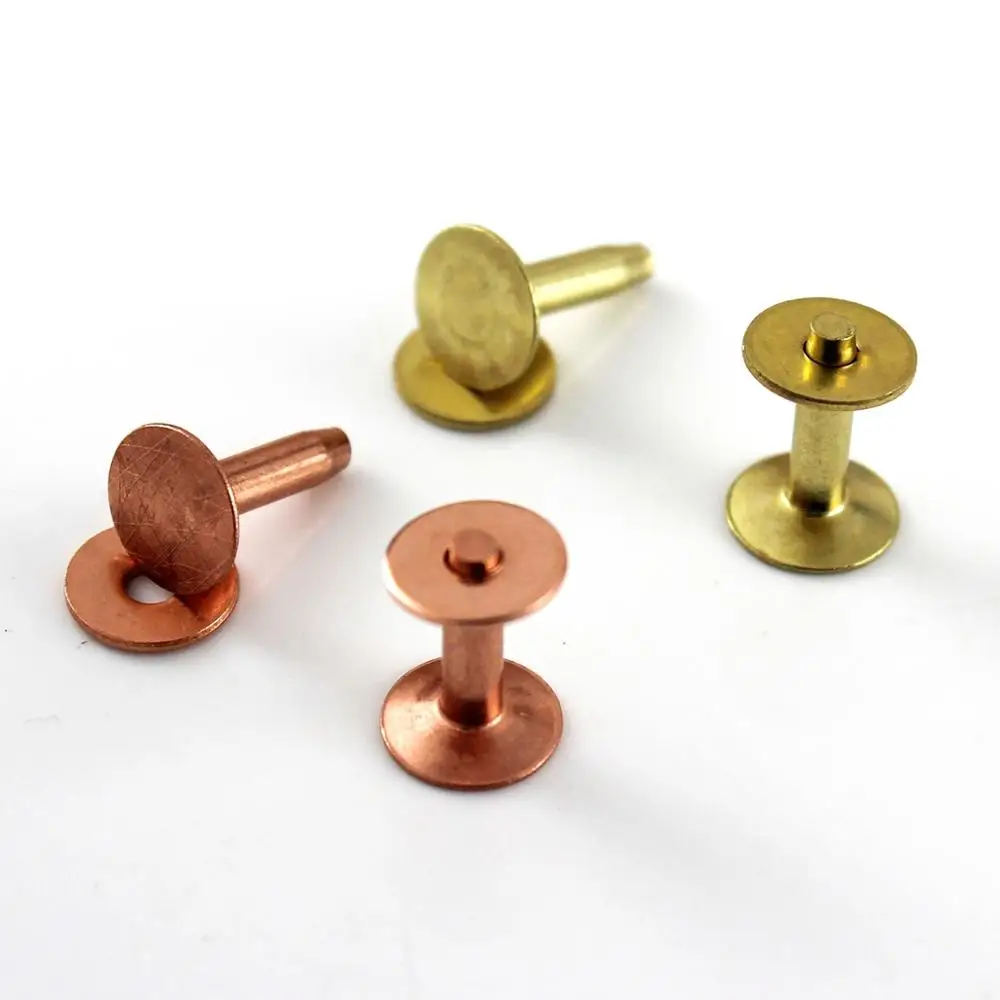 20pcs High quality Copper rivets & burrs 1/2\