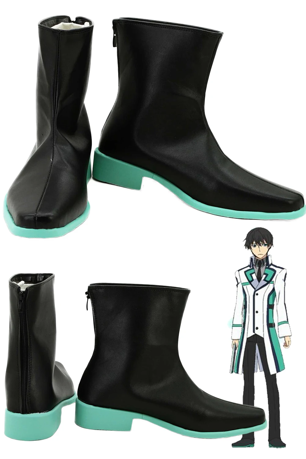 Shiba Tatsuya Shoes Men Cosplay Role Play Boots Anime The Irregular At Magic High School Costume Accessories Men Fancy Party