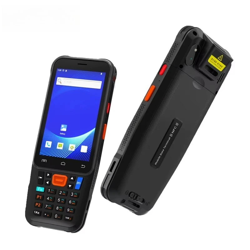 

Handheld PDA Barcode Scanner with NFC IP67 Rugged 5000mAh Industrial Logistics Scanner Waterproof Customizable