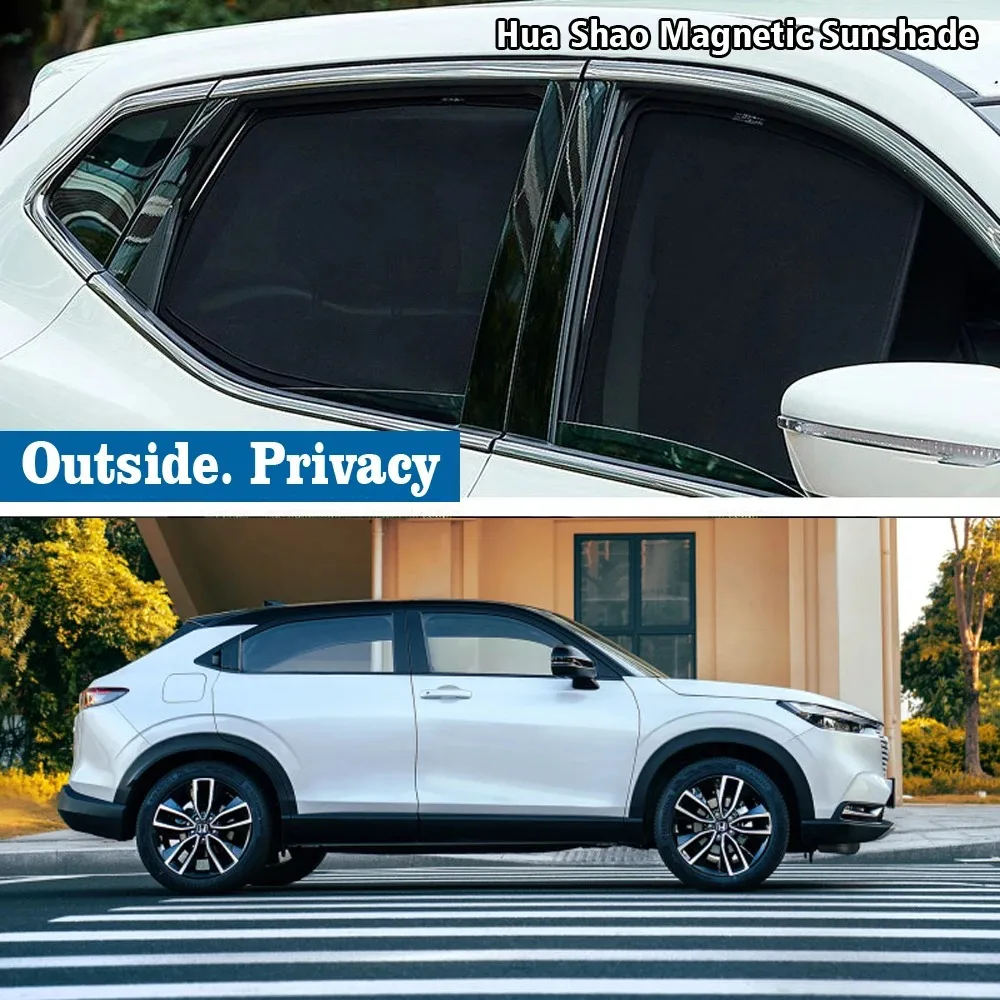 

for Honda HR-V HRV Vezel RV 2022 2023 2024 2025 2026 Magnetic Car Sunshade Shield Windshield Frame Curtain Sun Shade Accessories