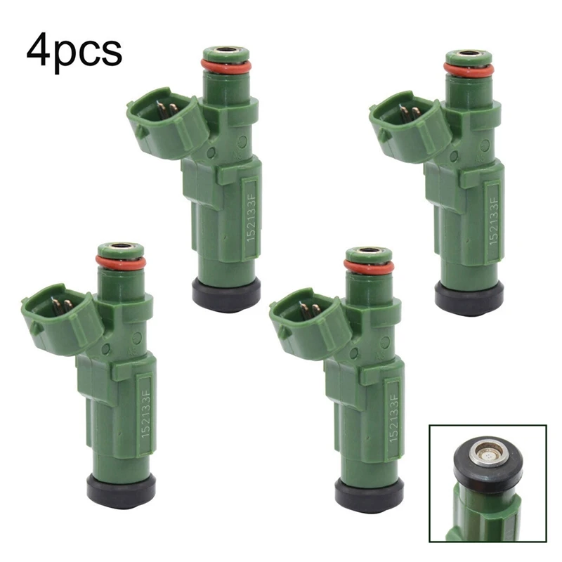 4Pcs Fuel Injectors 63P-13761-01-00 63P-13761-01 63P1376101 63P137610100 For Yamaha Outboard F150 TXRD 150HP 4T Replacement