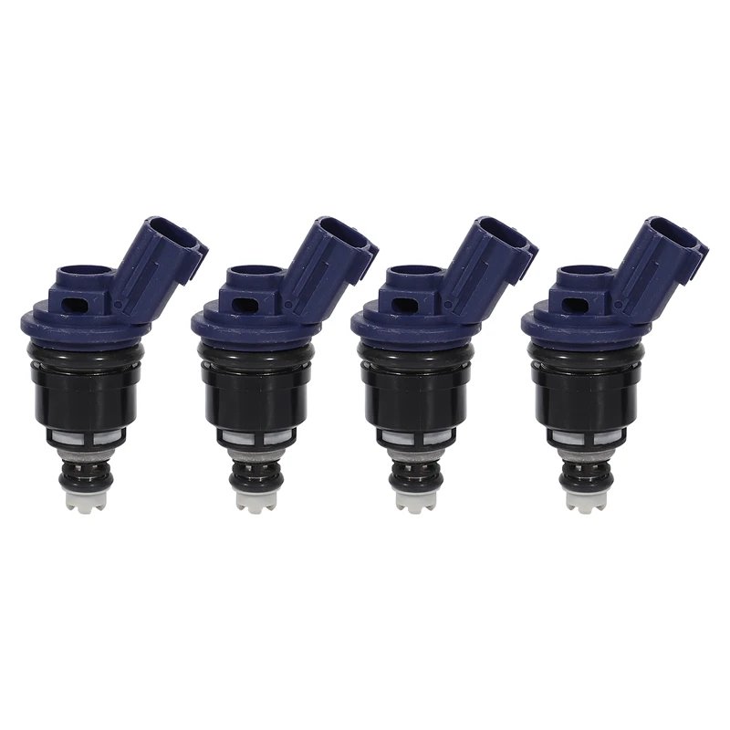 4Pcs 375Cc Fuel Injector 16600-67U00 16600-67U01 For Nissan 240SX Silvia KA24DE S13 14 SR20DET