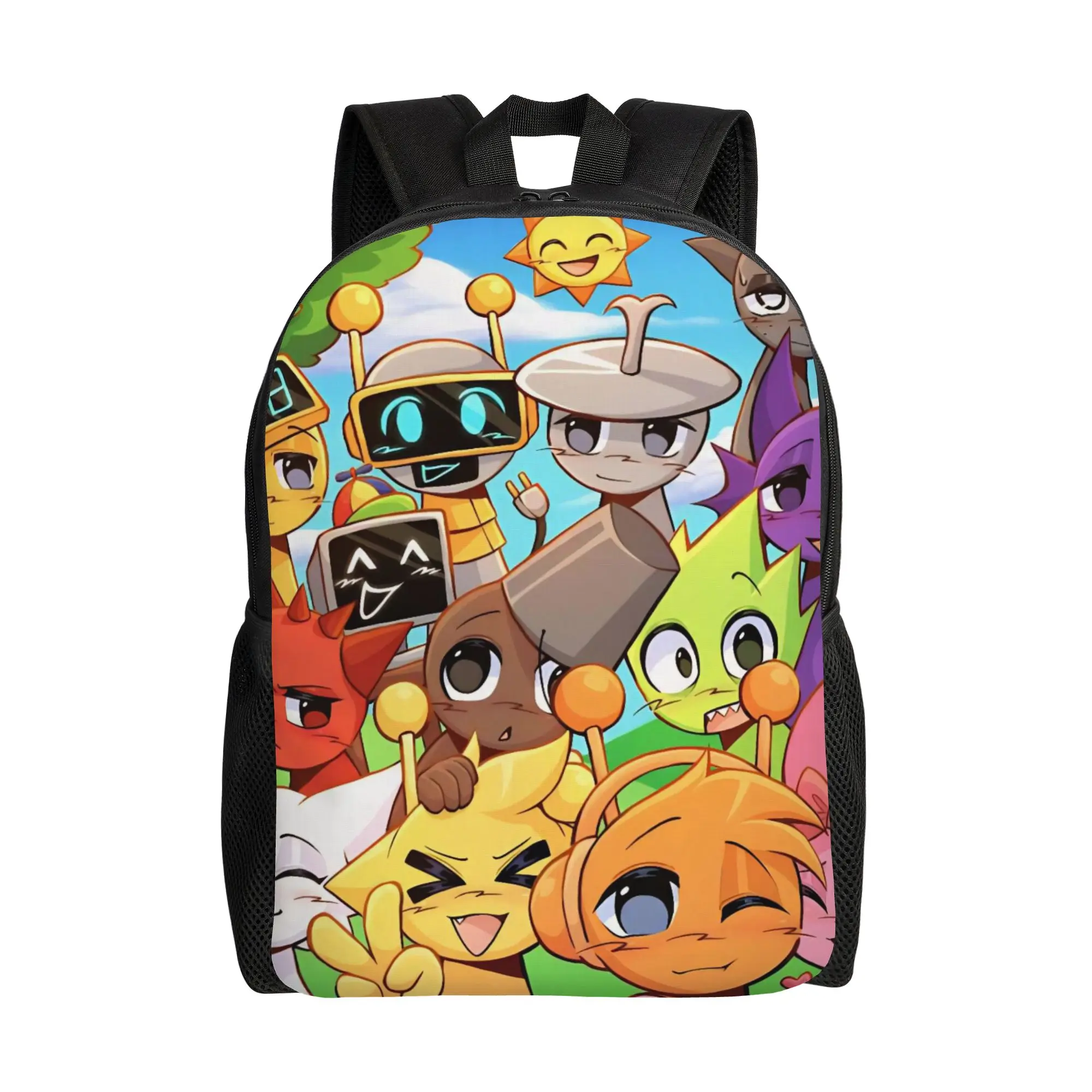 

Cartoon Sprunki Music Game Backpack for Men Women Cool High School Work Daypack Laptop Computer Shoulder Bag Outdoor