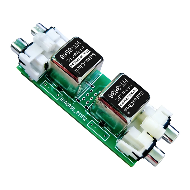 RCA Dual Channel Audio Isolator Noise Canceller Passive Design No External Power for Mixer Speaker Amplifier