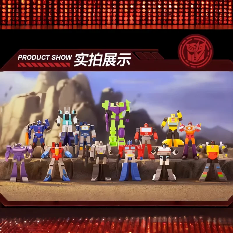 

Коллекционная фигурка POP MART Transformers Generations Series в слепой коробке, настольное украшение для детей, взрослых, коллекционеров и фанатов