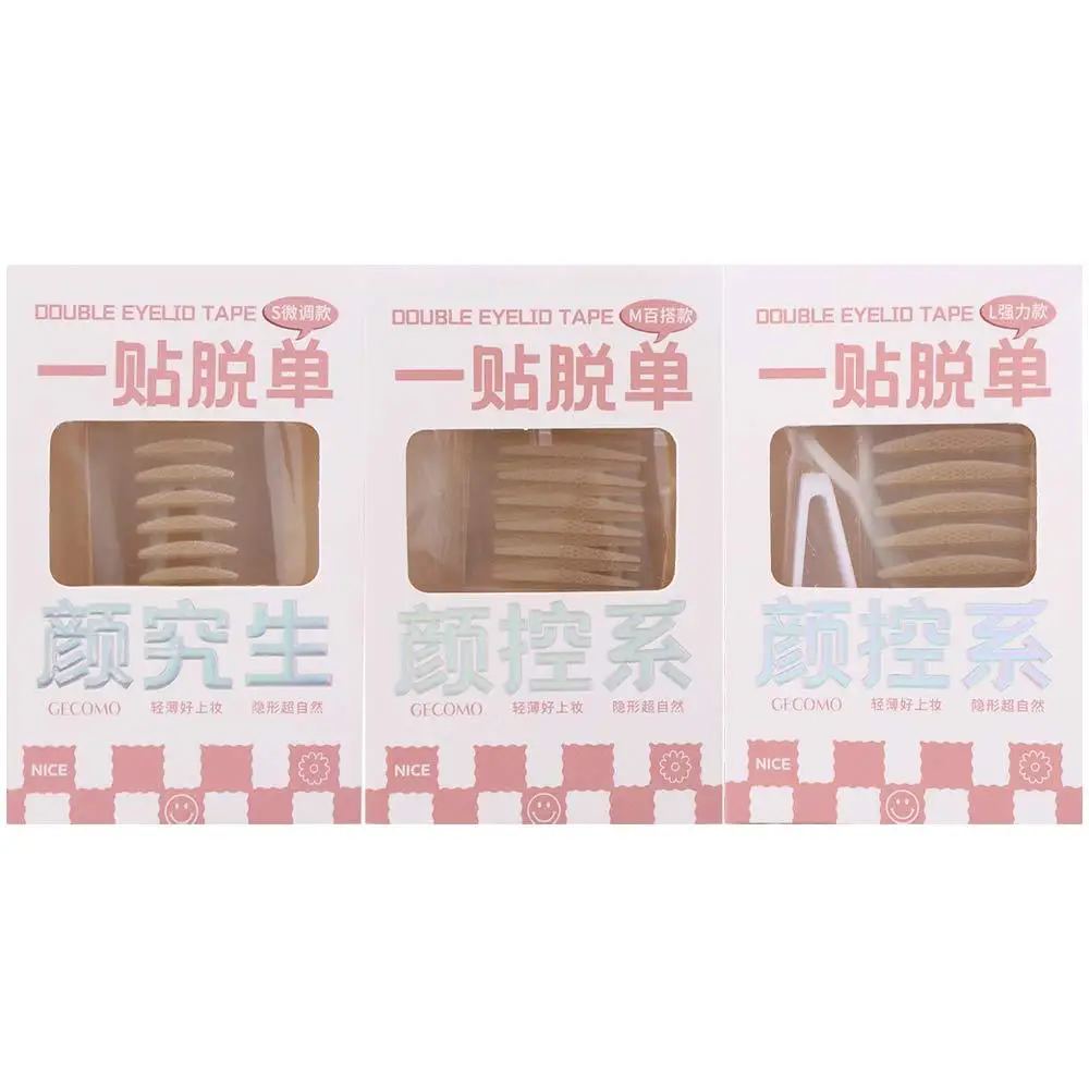 Eye Waterproof Makeup Tools Women Invisible Double Eyelid Tape Self-adhesive Fiber Invisible Eye Stickers Lace Eyelid Stickers