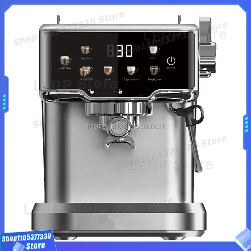 Aifa 15 Bar Stainless Steel Italian Espresso Machine Commercial Grade Smart Coffee Maker for Home and Office Use High