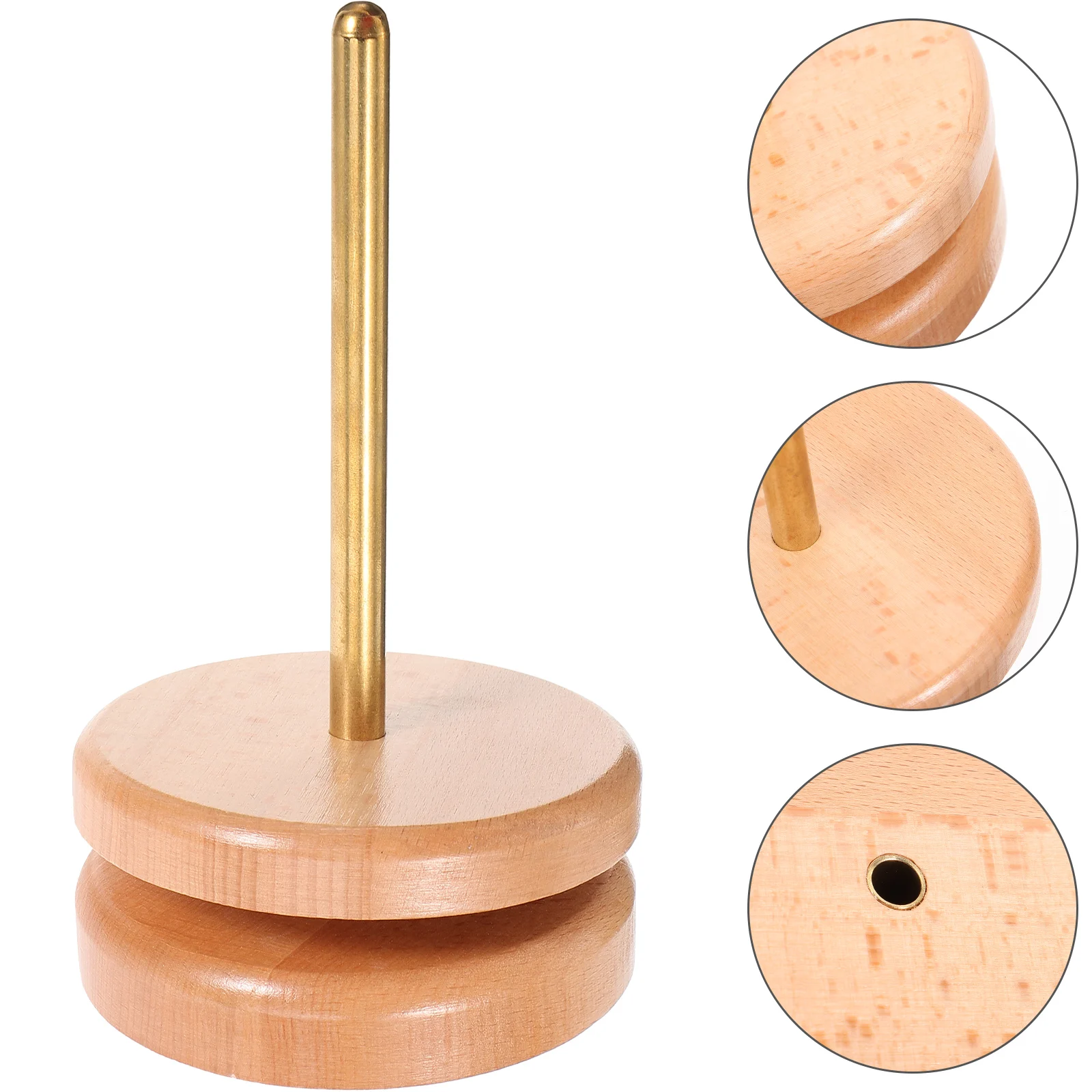 

Деревянная подставка для ниток, держатель для швейной катушки, органайзер для хранения пряжи, диспенсер для вязания, домашний декор, экономичное решение для хранения