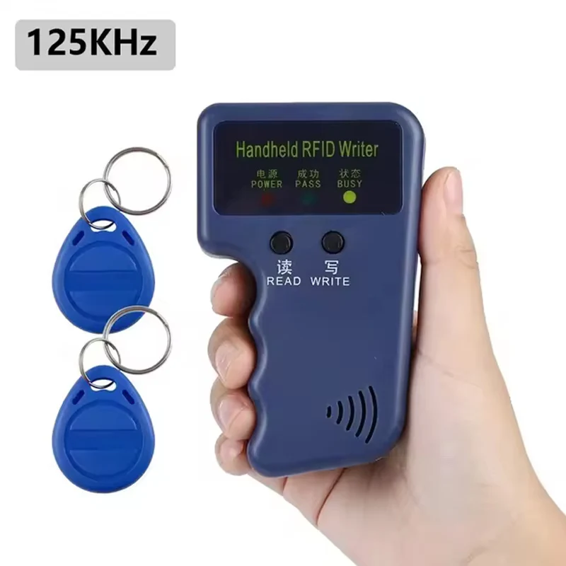 

Repetitive Handheld 125KHz EM4100 5200 RFID ID Card Writer Copier Duplicator Programmer Rewritable Keyfobs Tags Copy Machine