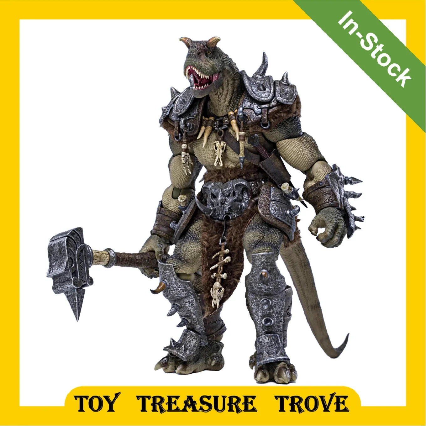 [IN STOCK] Axytoys Action Figure 1/12 Dinosaur Battlefield Carnotaurus Warrior Recruit Warrior Veteran Anime Figure