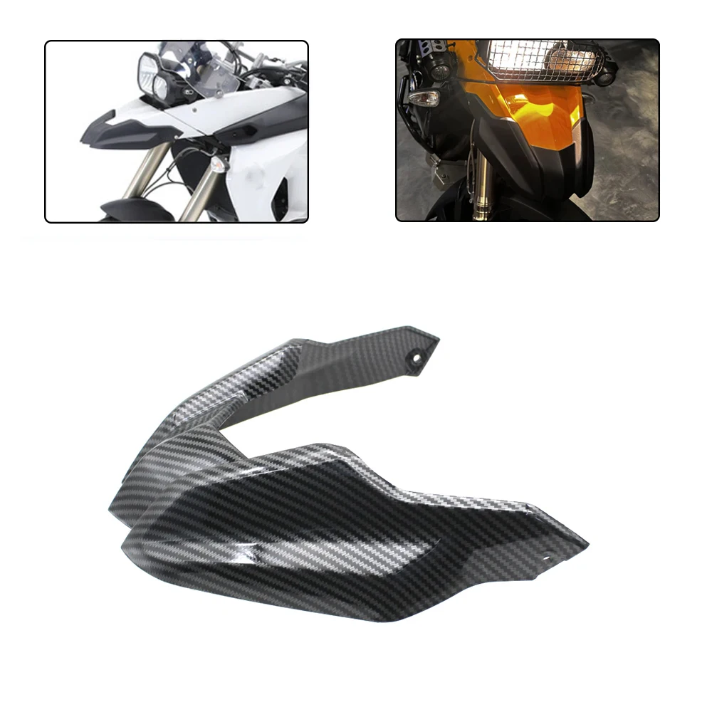

Motorcycle Carbon Look Front Beak Fairing Extension Wheel Extender Cover For BMW F800GS F650GS F800 F650 GS GS800 2008-2012