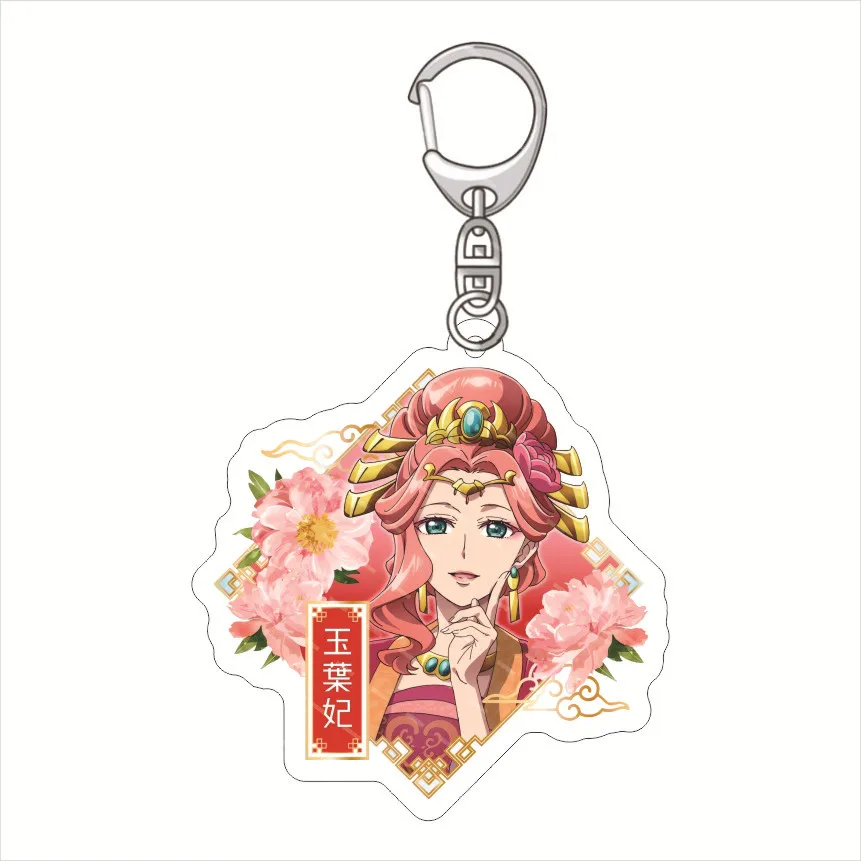 6CM Anime Diaries Kusuriya No Hitorigoto Keychain Acrylic Figure Maomao Gao Shun Li Bai Cosplay Keyring Pendant Gifts