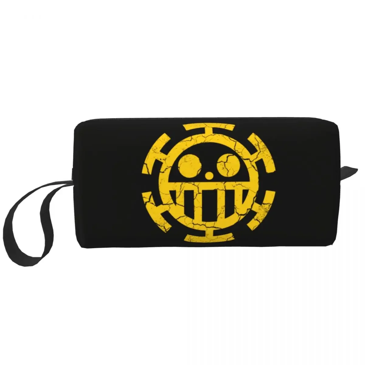 Cool Trafalgar Law Makeup Bag for Women Travel Cosmetic Organizer Cute One Piece Pirates Storage Toiletry Bags