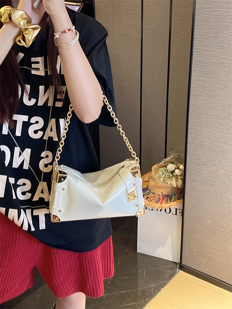 

ITELLE Роскошная мягкая кожаная сумка-подушка для подмышек, женская пригородная сумка через плечо Sli European Faion, сумка на одно плечо