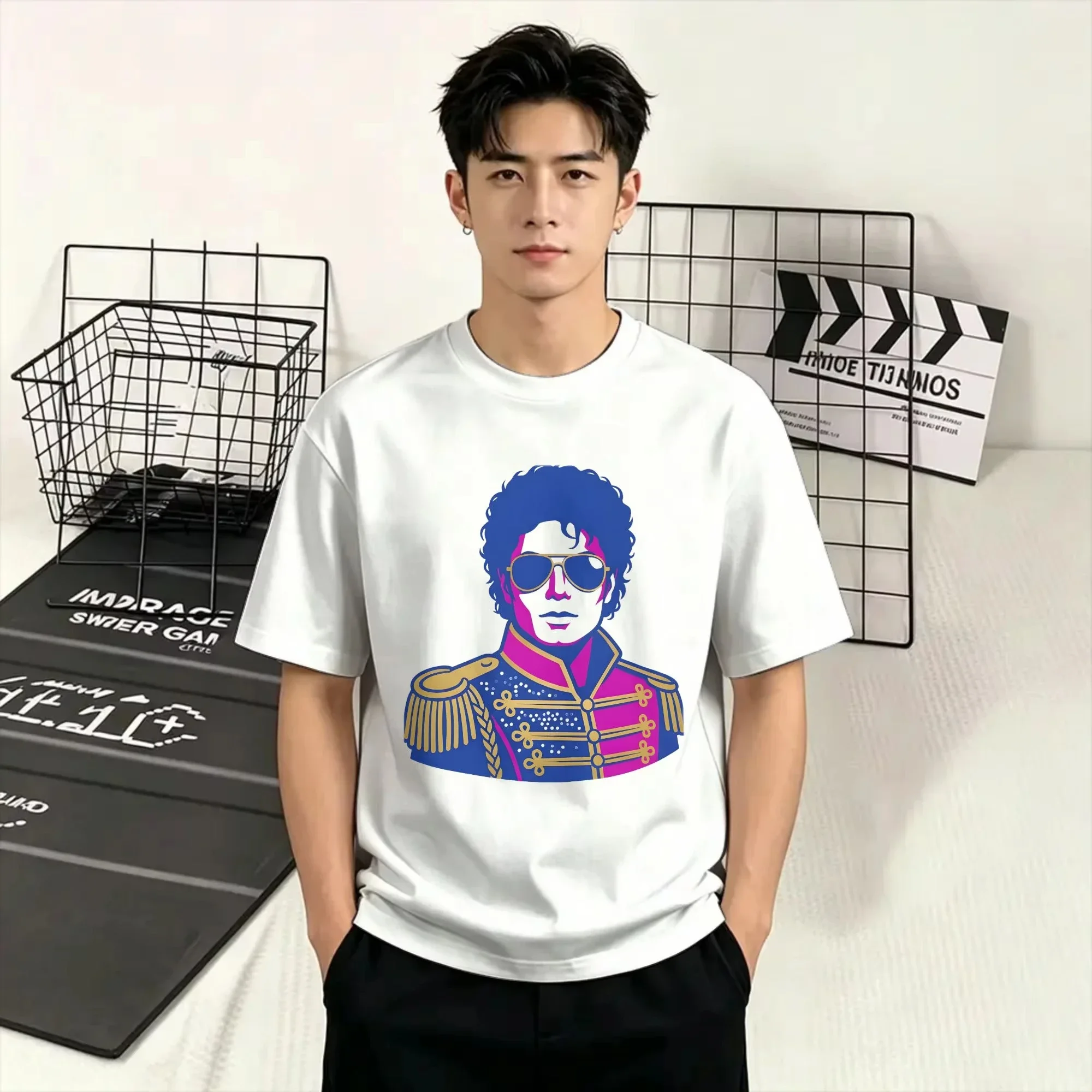 Men's Trendy Cool Print T-Shirt Story Michael Film 2026 Short Sleeve Y2K Funny Tee Shirt 100% Cotton Summer Fashion for Men
