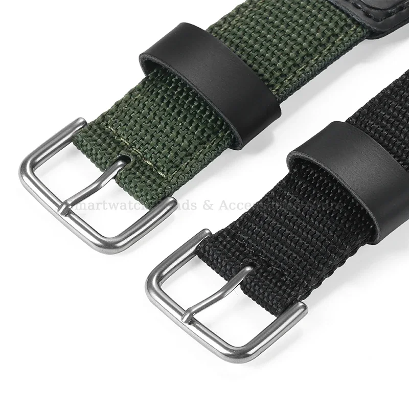 18mm Nylon Canvas Watch Strap for Casio AQ-S800W SGW-300H/500H AE-1300/1200 W-S200H W-800H F-108WH MRW-200H Men Women Watch Band