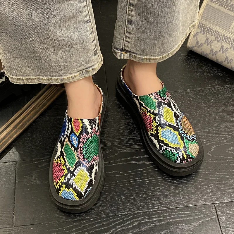 Women's Slippers 2024 Spring Fashion Women Shoes Platform Solid Color Shoes for Women Wedges Flip Flops Women Zapatillas Mujer