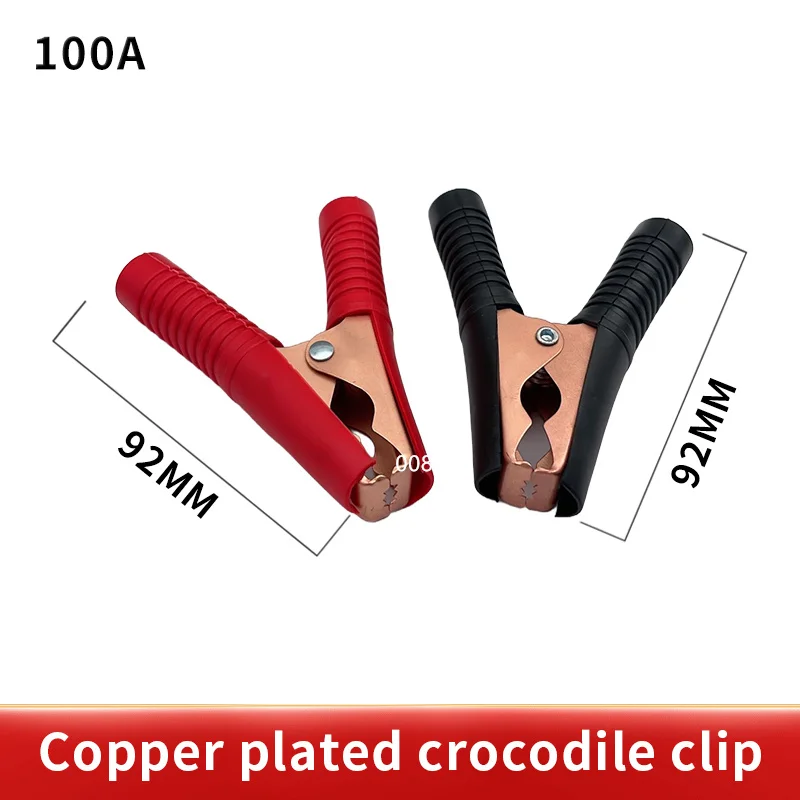 Hot Car Alligator Clips Battery Clamps Crocodile Clip 100A Red+Black