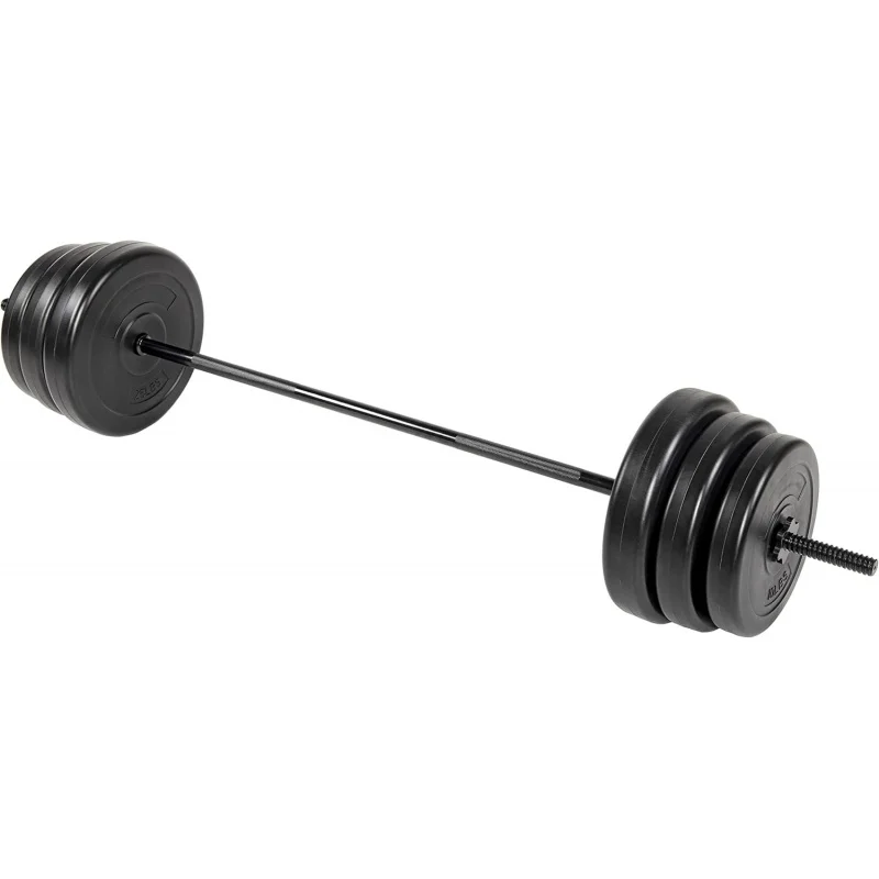 

AQSignature Fitness 100-Pound Weight Set for Home Gym Six Plates and Optional 1x 5FT Standard Barbell with Locks