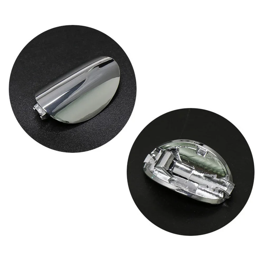 1 Pc Car Door Handle Lock Key Hole Cover Trim Cap ABS Chrome For Cooper F55 F56 2013-2019 51217431945 3.8x2.4cm Exterior Parts