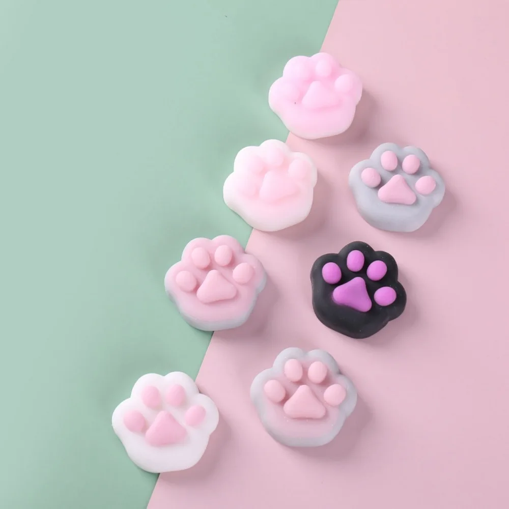 Mochi Squishy Toys Kawaii Cat Paw Fidget Toys Cute Squishies Stress Relief Toys Soft TPR Abreact Squeeze Toy dla dzieci Prezent dla dorosłych