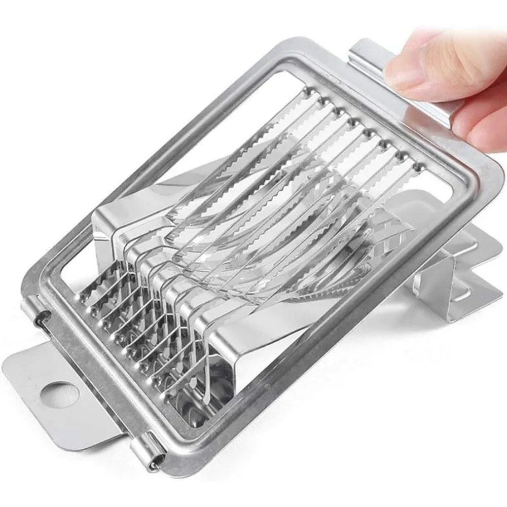 Egg Slicer Cutter Hard Boiled Multipurpose Cutter Mini Manual Slicer Egg Ham Mushroom Strawberry Soft Fruit