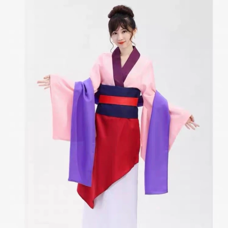 Halloween Cosplay Costume Pink Anime Cartoon Chinese Hanfu Comfortable Close-fitting School Performance Stage Cosplay Costume