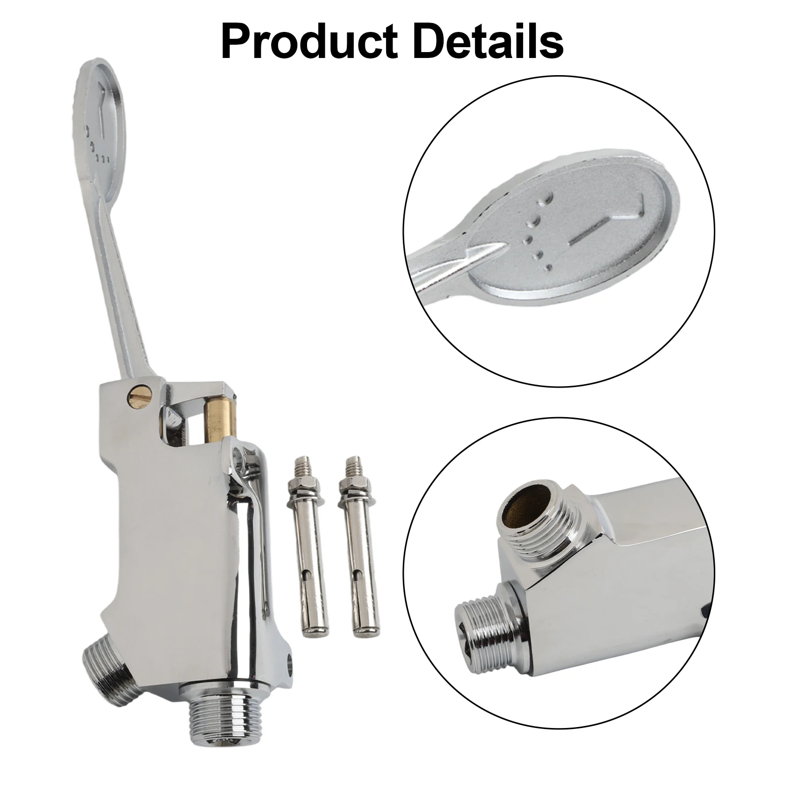 

Смеситель с переключателем ножной педали, легко разбирается и чистится, подходит для больниц, школ и офисных зданий.