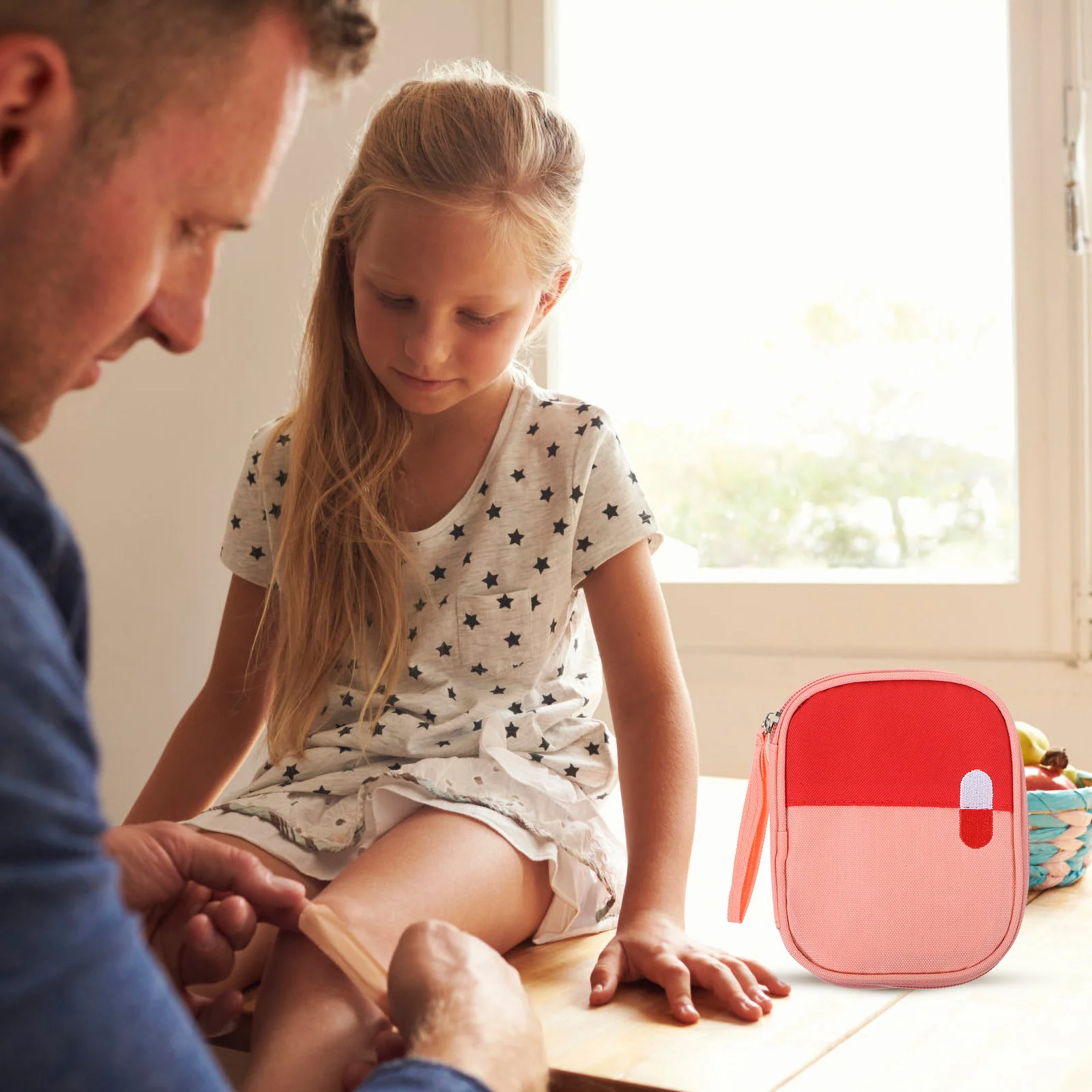 حقيبة أدوات الإسعافات الأولية المحمولة متعددة الوظائف للسفر مع سحاب إغلاق للاستخدام المنزلي في الهواء الطلق #1