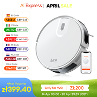 ILIFE V20 Robot Vacuum Cleaner, 5000Pa suction, SOF LiDAR Smart Navigation, APP Control, Customizable cleaning, Self charging