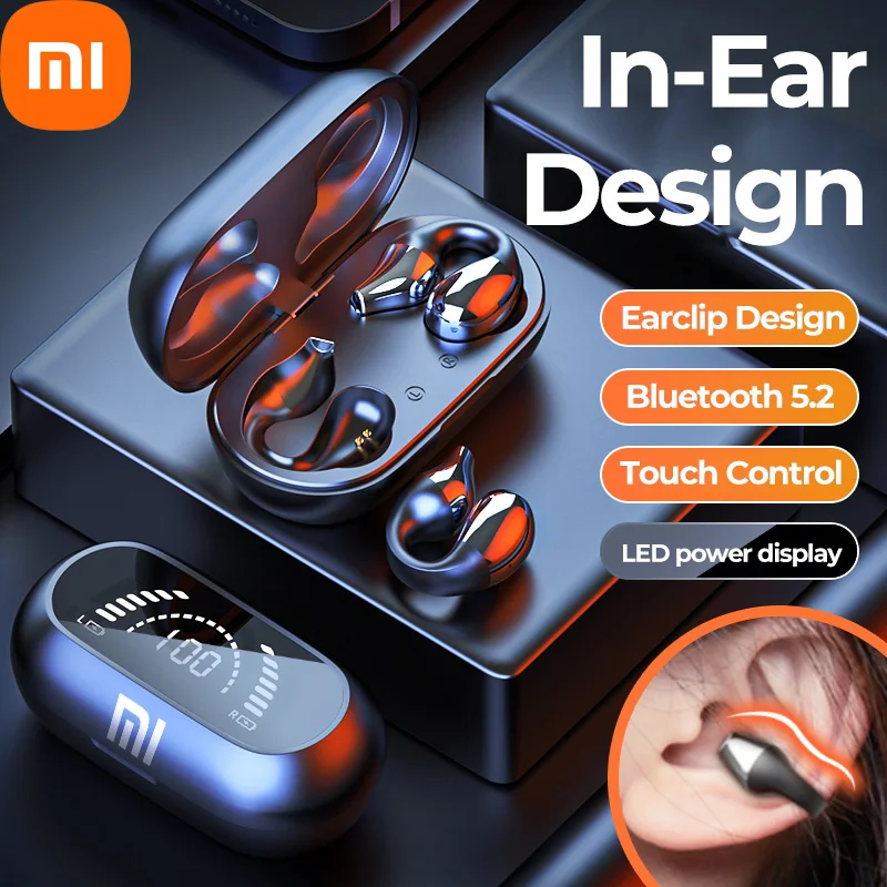 

Xiaomi Wireless Bluetooth Earphone Earclip Noise Reduction S03 Earbuds Sports Running Music Headphones No Delay Game Headsets