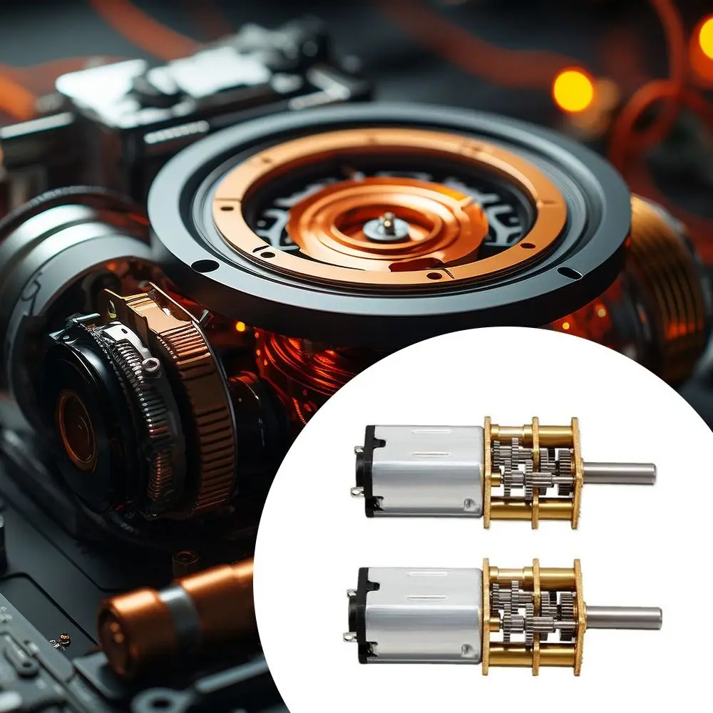 

Accessories DIY Speed Reduction Motor 3V-6V Full Metal Slow Speed Motor Mini Micro Gear Motor