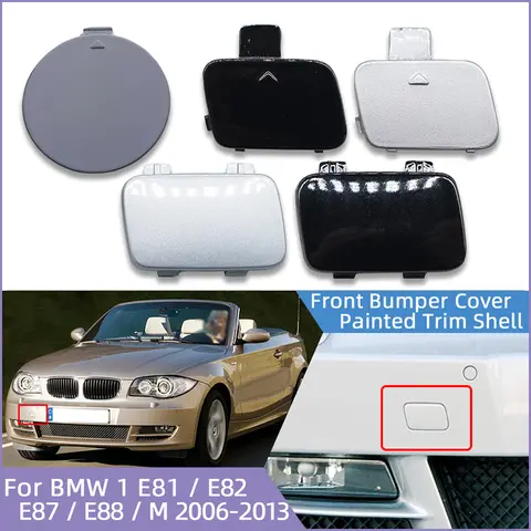 High Quality Auto Parts Front Bumper Towing Hook Cover For BMW 1 E81 E82 E87 E88 M-Sport 2006 2007 2008 2009 2010 2011 2012 2013