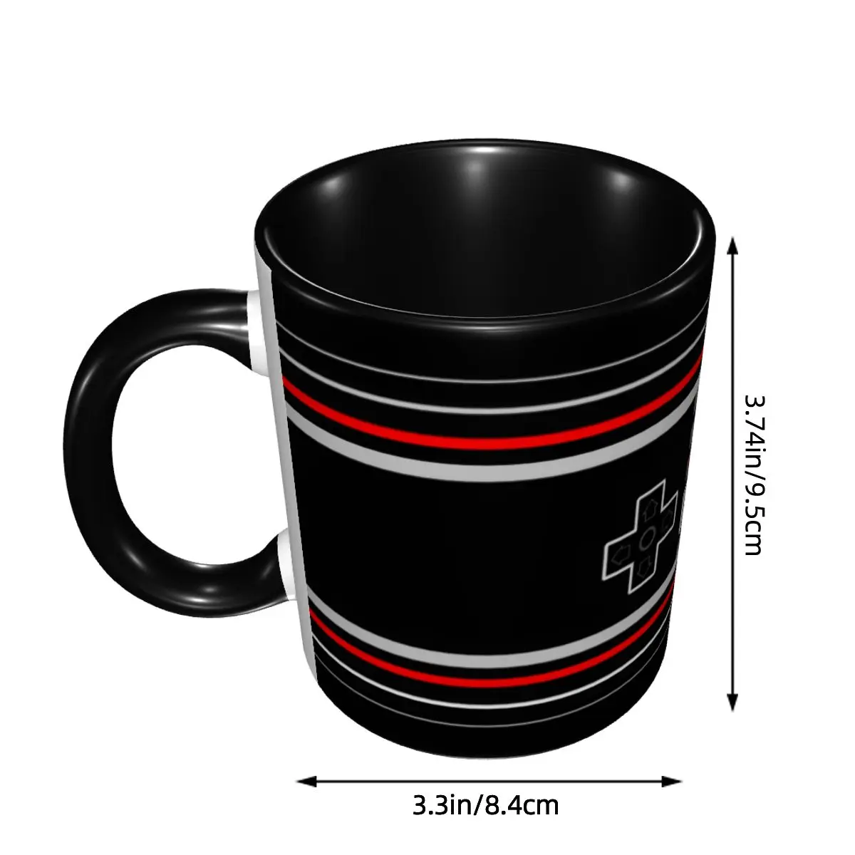 Retro Video Game Controller Coffee Mugs DIY Customized Gamer Gift Ceramic Tea Milk Mug Cup