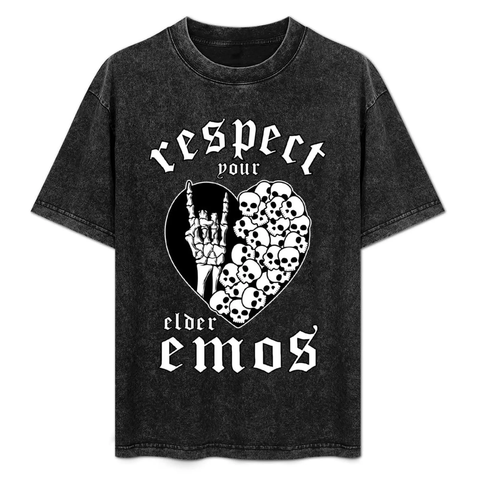 

Respect Your Elder Emos T-Shirt vintage t shirts graphics Short sleeve tee hippie clothes mens plain t shirts