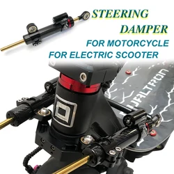 For Dualtron Thunder CNC Stabilizer Fiber Carbon Dampers Accessories Spare Parts Adjustable Electric Scooter Steering Damper