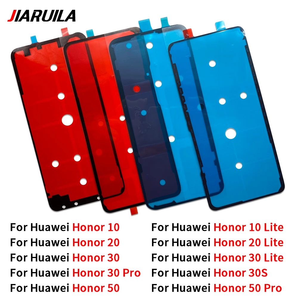 20Pcs/Lot Tested Well Back Battery Cover Door sticker Adhesive glue tape For Huawei Honor 50 30S 20 10 Lite Pro