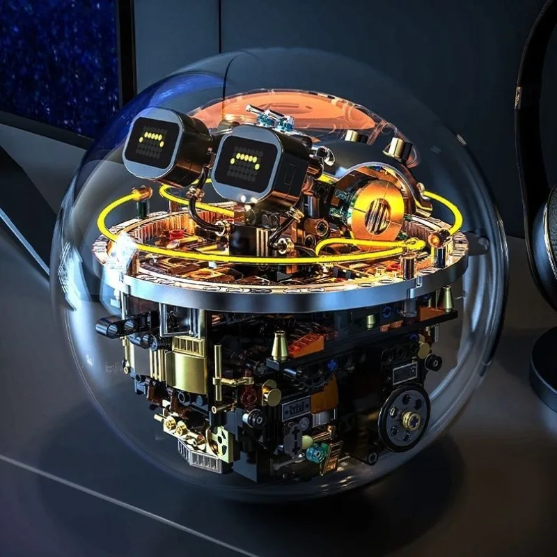 

Программируемый набор для сборки робота: умный интерактивный STEM-конструктор с дистанционным управлением, LED-экраном и функцией выражения эмоций для декора стола