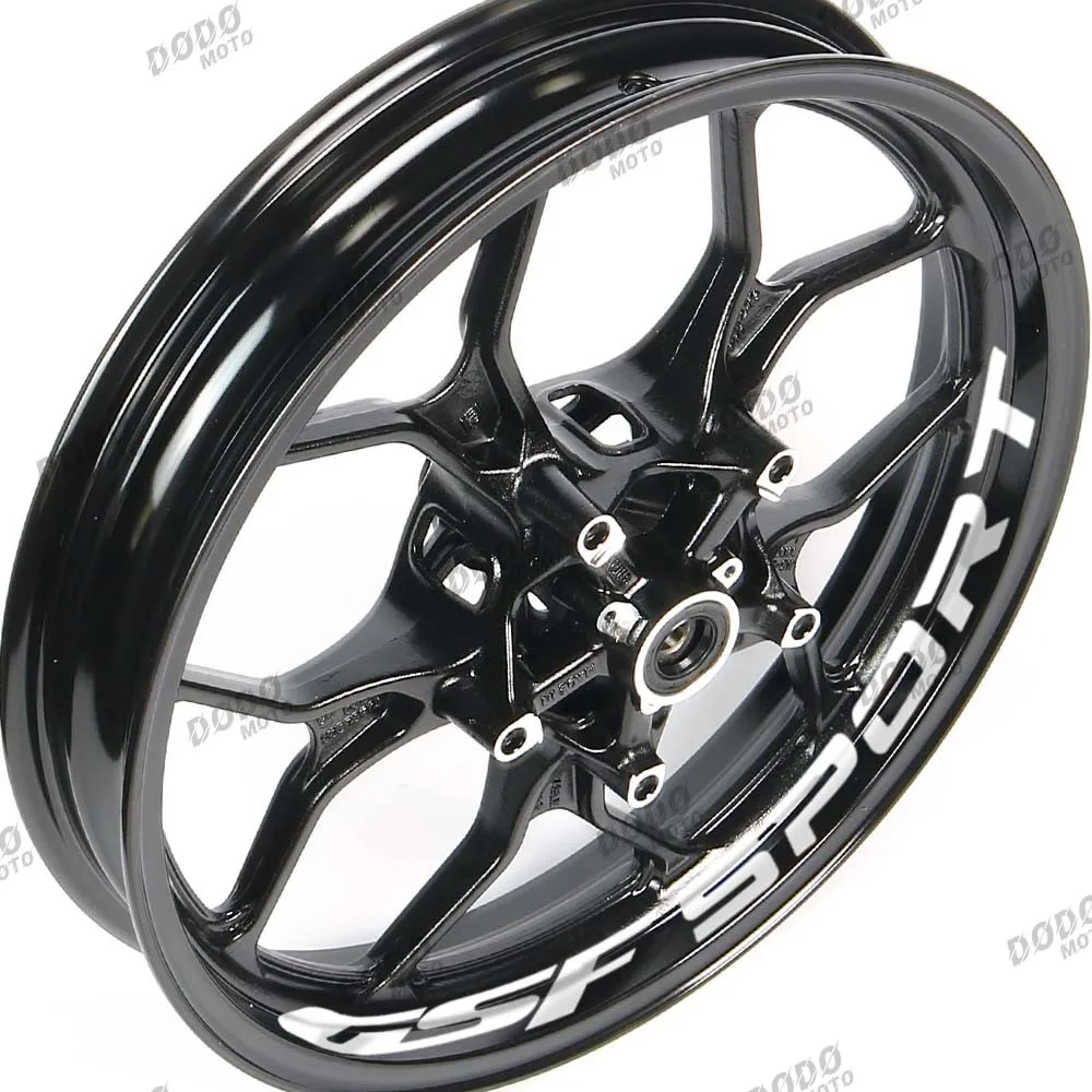 For GSF 1250 650 600 400 250 Bandit GSF1250 GSF1200 Reflective Sticker Motorcycle Wheel Hub Rim Stripe Tape Decal Waterproof