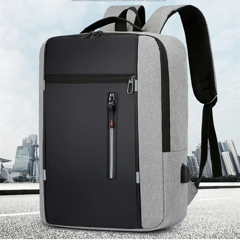 

2023 New Men's Waterproof Backpack USB School Backpack 15.6 Inch Laptop Backpack Unisex Book Bag Bagpacks Men Stylish Back Pack