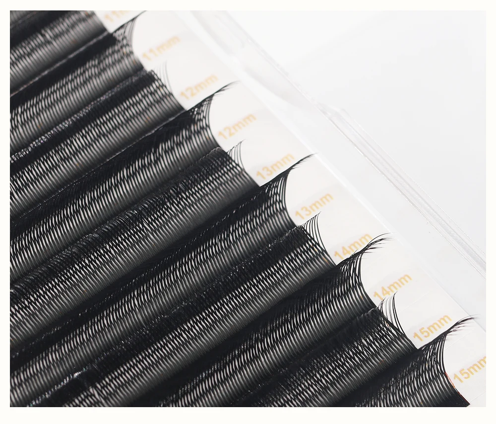 NATUHANA Fox YY-förmige Wimpernverlängerung, mattschwarz, natürlich, weich, YY-Falsche Wimpern, vorgefertigte Volumen-Fächerwimpern für Make-up-Tools – Detail 10