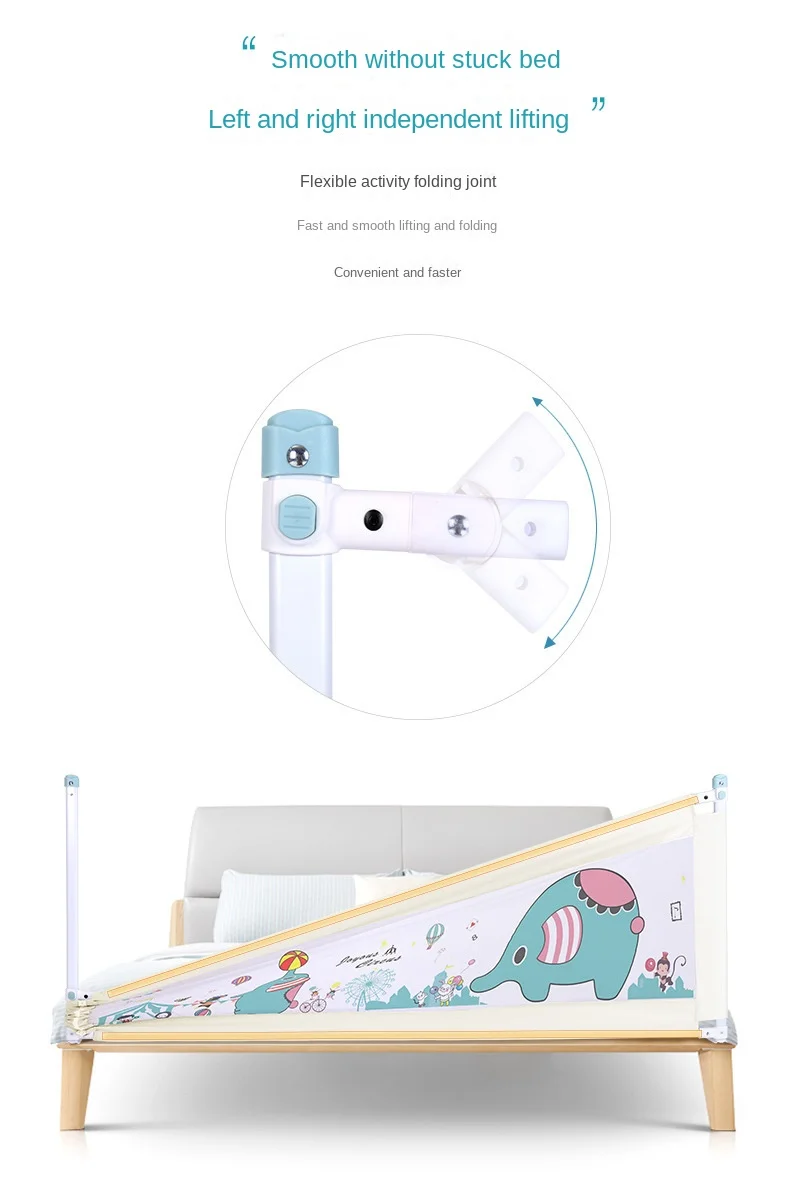 180cm Baby Guardrails Bed Safety Barrier Playpen Protector for Kid Anti-Fall Security Rail Side Protective Toddler Fence 1pcs