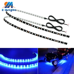 Tira de luces Led de 60CM y 24 pulgadas, 5050LED, 36SMD, para señal de giro, luz de conducción DRL, coche, motocicleta, barco, RV, remolque, luz decorativa, 2 uds.