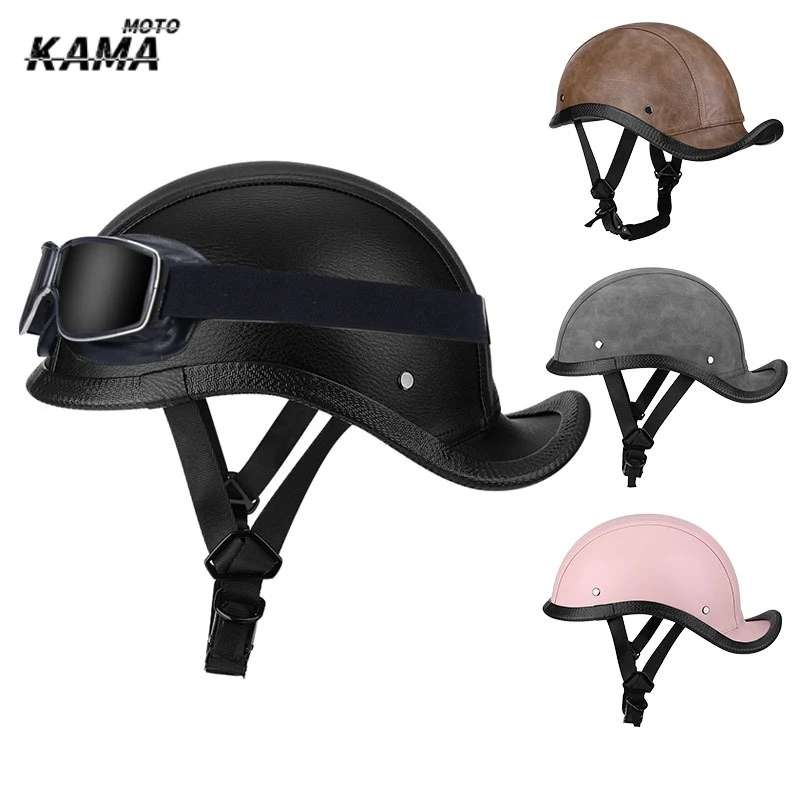 

Motorcycle Helmet German Vintage Moto Helmet Retro Casco Moto Helmet Half Face Men Women capacete aberto cascos para moto