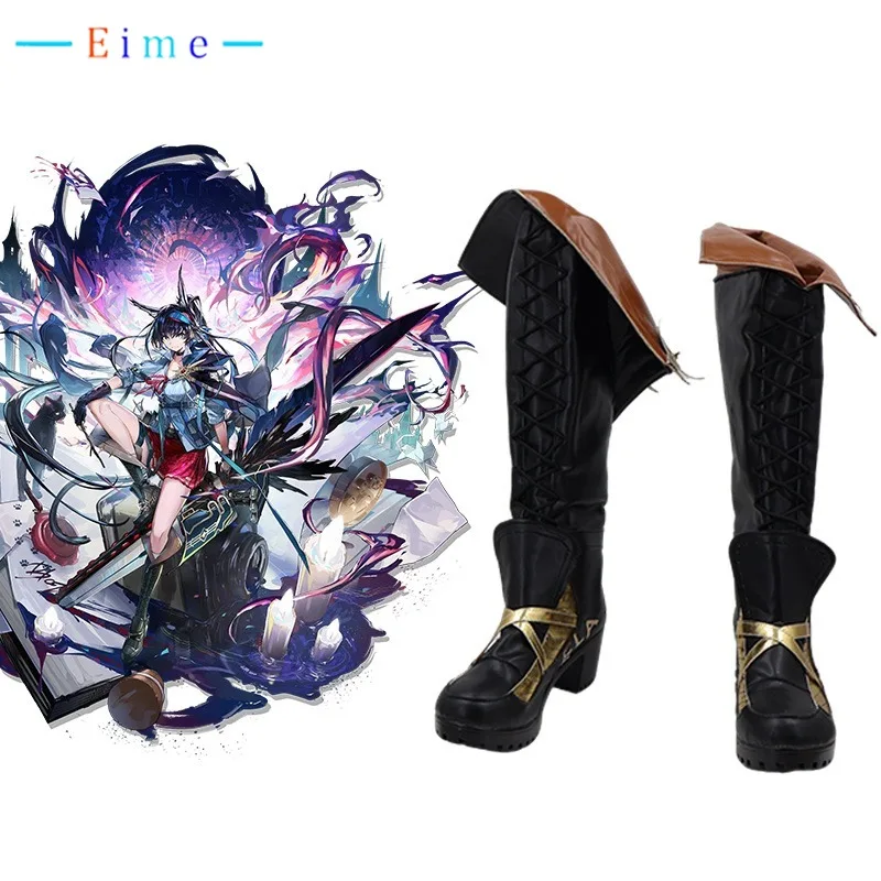 

Blaze the Igniting Spark Cosplay Shoes Game Arknights Cosplay Prop PU Leather Shoes Halloween Carnival Boots Custom Made