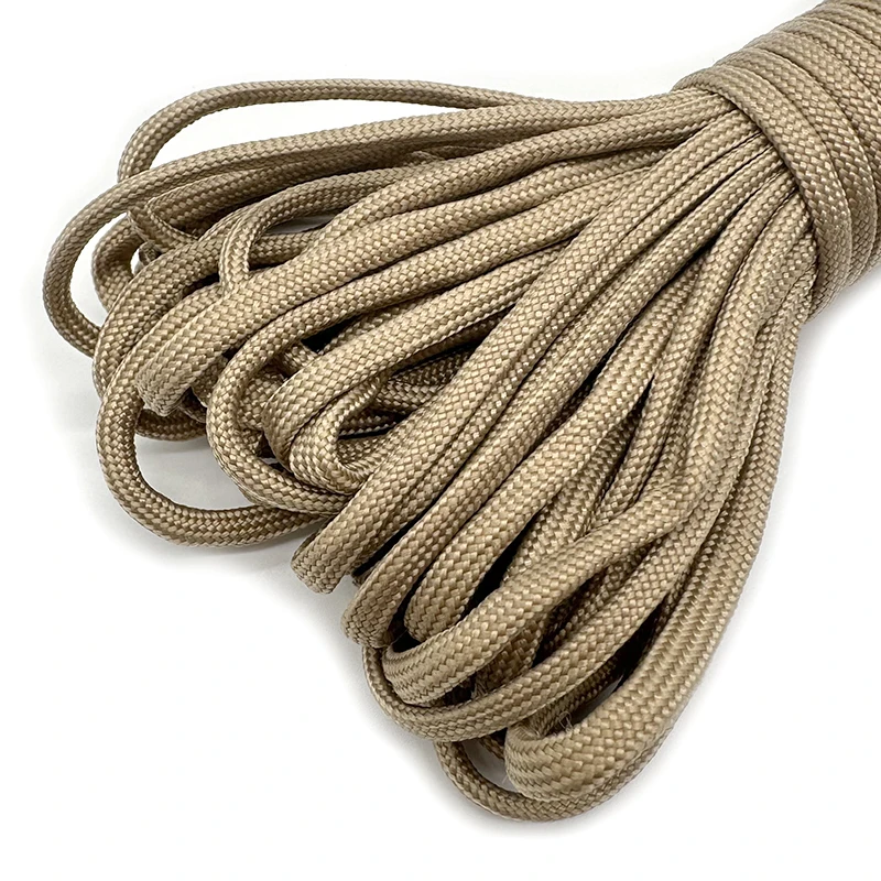 550 Paracord 7-adriges Kabeldurchmesser. 4mm Für Outdoor Camping Überleben Lanyard Fallschirm Seil Wandern Zelt Zubehör Armband